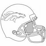 Broncos Coloring Denver Logo Helmet Printable Supercoloring sketch template
