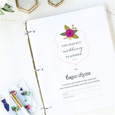 printable wedding planner workbook  printable