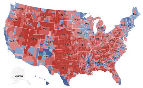 ways  map election results weve       york times