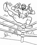 Coloring Wrestling Pages Wwe Wrestler Belt Ring Jump Color School High Print Drawing Printable Colorluna Getcolorings Getdrawings Championship Size Kids sketch template
