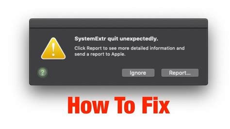 quit unexpectedly mac applications fix youtube
