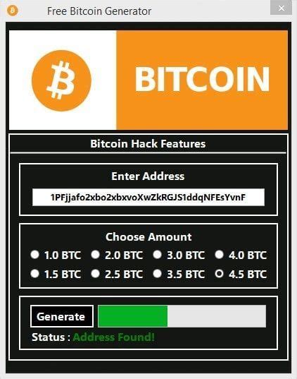 Bitcoin Generator Free No Fee