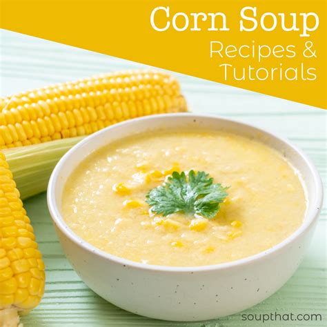 corn soup recipes soup