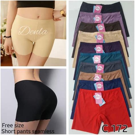 Jual Celana Dalam Ketat Wanita Model Hot Pants Seamless Denla Tally 172