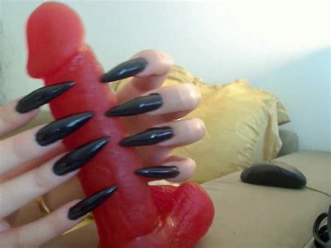 Long Black Nails Handjob Dildo Free Masturbation Hd Porn 05