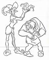 Dame Notre Hunchback Coloring Pages Quasimodo Football Clopin Clown Hat Put Clipart Getdrawings Getcolorings Colornimbus Print Unc sketch template