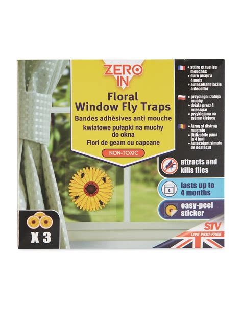 floral window fly traps