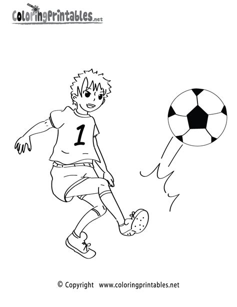 soccer game coloring page   sports coloring printable