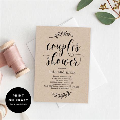 Free 19 Wedding Shower Invitation Designs And Examples In Word Psd