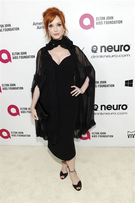 Christina Hendricks 2014 Elton John Aids Foundation Oscar Party