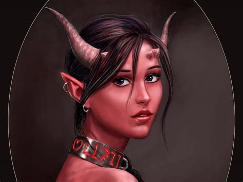 Demoness Succubus Fantasy Demon Girl Horns Hd Wallpaper Peakpx
