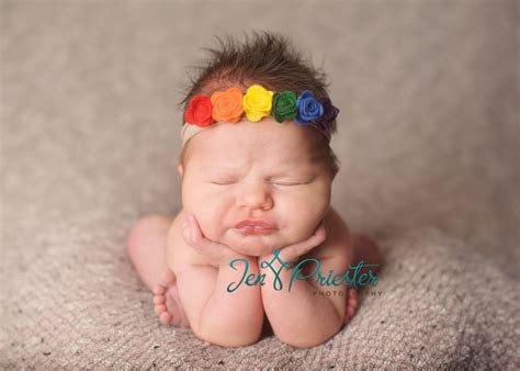 rainbow baby newborn photo popsugar family