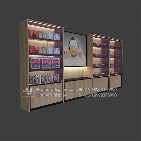 custom wall mobile cell phone display cabinet  phone accessories  retail shop store