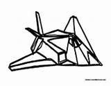 Coloring Pages Airplane Stealth Bomber Jet sketch template
