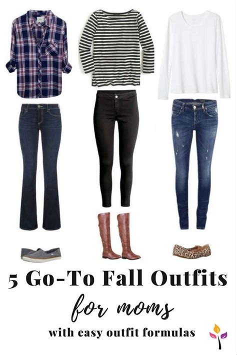 5 go to fall outfits for moms with easy outfit formulas