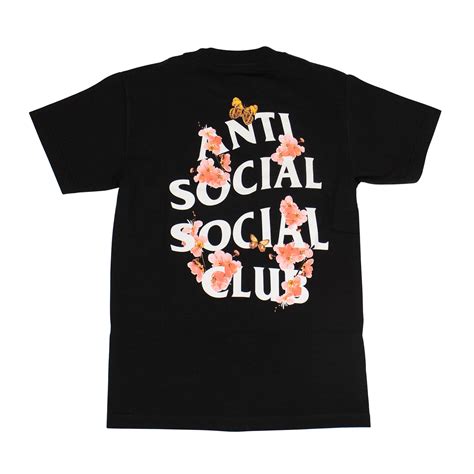 assc kkoch  shirt black  anti social social club touch  modern