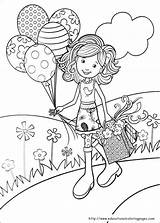 Coloring Pages Printable Girl Girls Popular sketch template