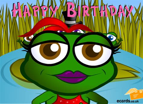 ecards birthday frog song