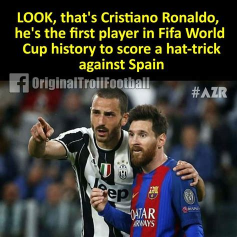 Soccer Memes Christian Ronaldo Hat Trick Against Spain