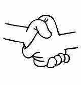 Hands Shaking Coloring Pages Friend Drawing Hand Color Place Shake Getdrawings Tocolor sketch template
