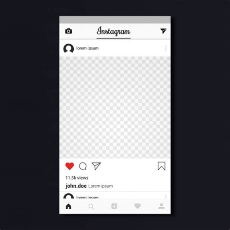 Premium Vector Instagram Template Design