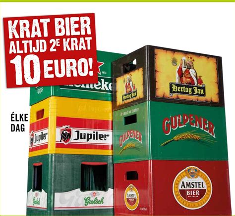 krat bier aanbieding bij dirck