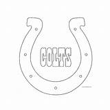 Coloring Colts Indianapolis Nfl Pages Printable sketch template