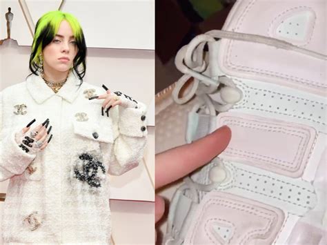 billie eilish sparks optical illusion debate  colour   nike sneakers  independent
