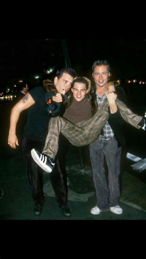 Johnny Depp Leonardo Dicaprio And Brad Pitt 1990s