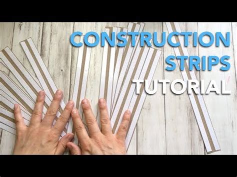 construction strips structure strips tutorial youtube