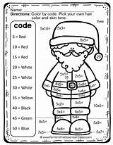 Christmas Math Multiplication Coloring Color Number Addition Activities Worksheets Printables Numbers Facts Fun Grade 3rd Maths Sheets Basic Five Mixed sketch template