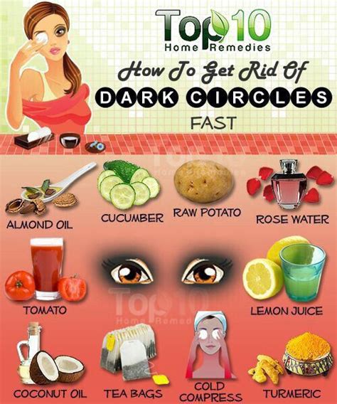top ten home remedies on how to get rid of dark circles