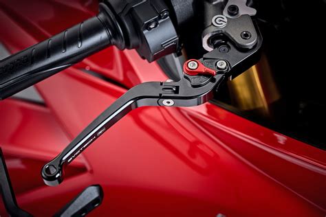 evotech performance folding clutch brake lever set ducati panigale   ebay