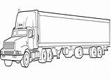 Coloring Pages Truck sketch template