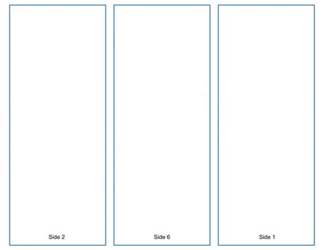 stunning blank tri fold brochure template google
