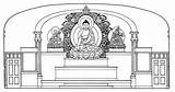 Additions Sakya Monastery sketch template