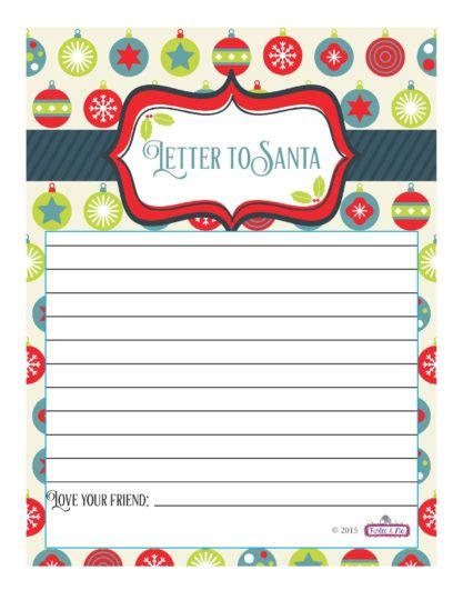 printable santa letters christmas activities finlee