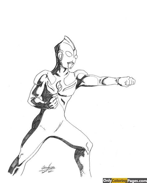 ultraman ace coloring page