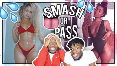 extreme smash or pass😍 youtube edition ft bruhmantv