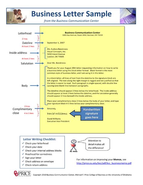 business letter examples format   write