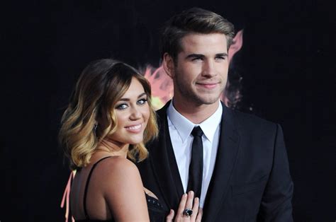 look liam hemsworth posts photo with miley cyrus my little angel