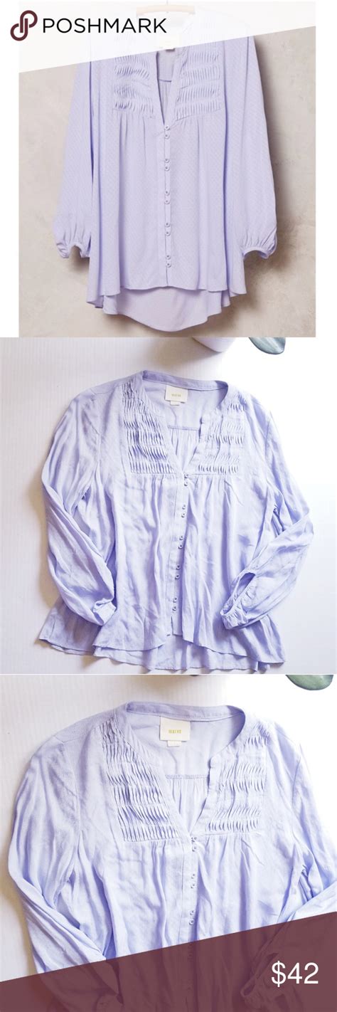 hr sale maeve lavender blouse clothes design fashion lavender