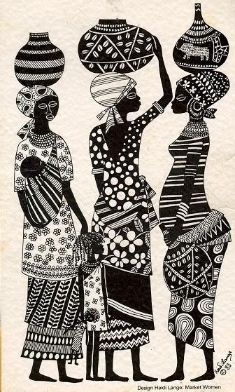 Traditional African Woman Art