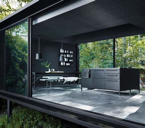 black interior designs   inspire   adapt  modern minimal trend yanko design