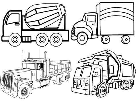 tank truck coloring pages