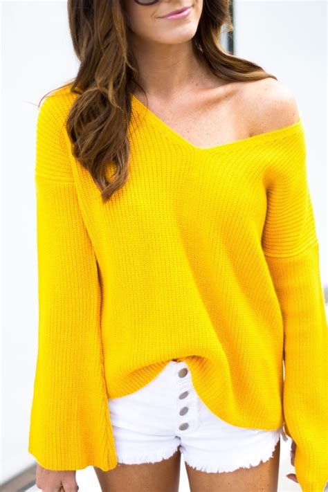 nsale yellow sweater nicole mcintosh