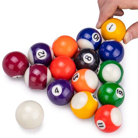 felson billiard supplies mini pool balls  balls fit tabletop
