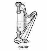 Arpa Harpe Instrumenty Strumenti Kolorowanka Muzyczne Coloriage Instruments Wiolonczela Pedale Harfa Dzieci Pédale Obraz Redro Prace Fortepian Plakat Tego Powiązane sketch template