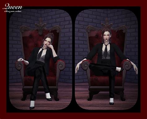 queen sitting poses set re edited at flower chamber via sims 4 updates sims sims 4 stories