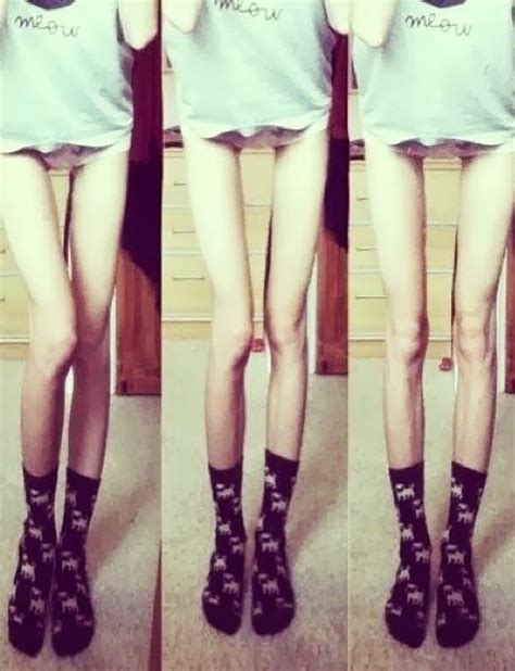 extreme thinspo real girls thigh gaps pinterest